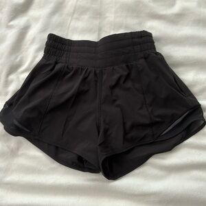 Lululemon Hotty Hot Black Shorts Size 0